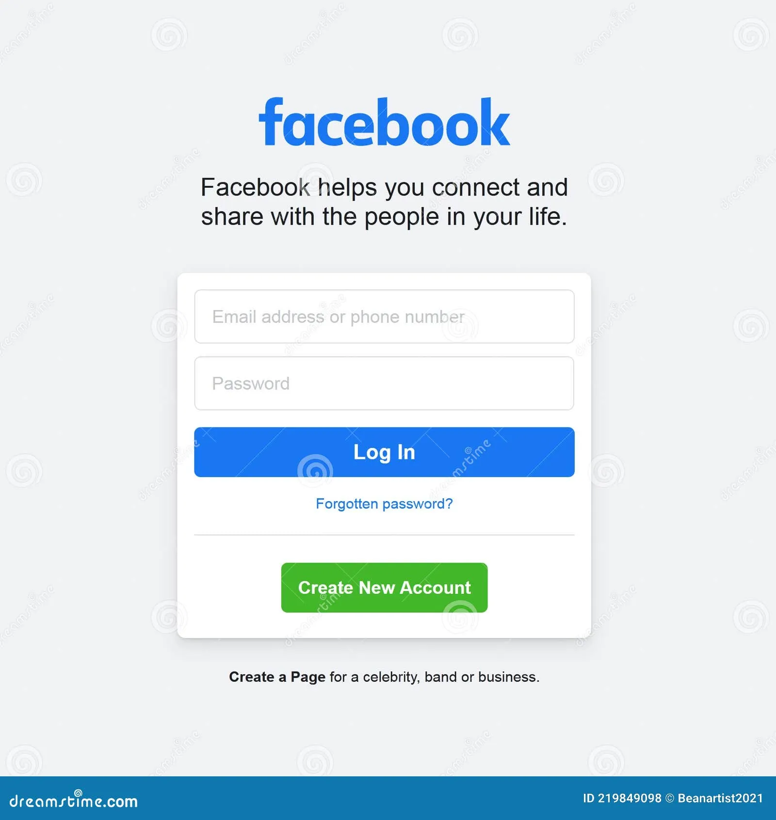 2024 facebook login page